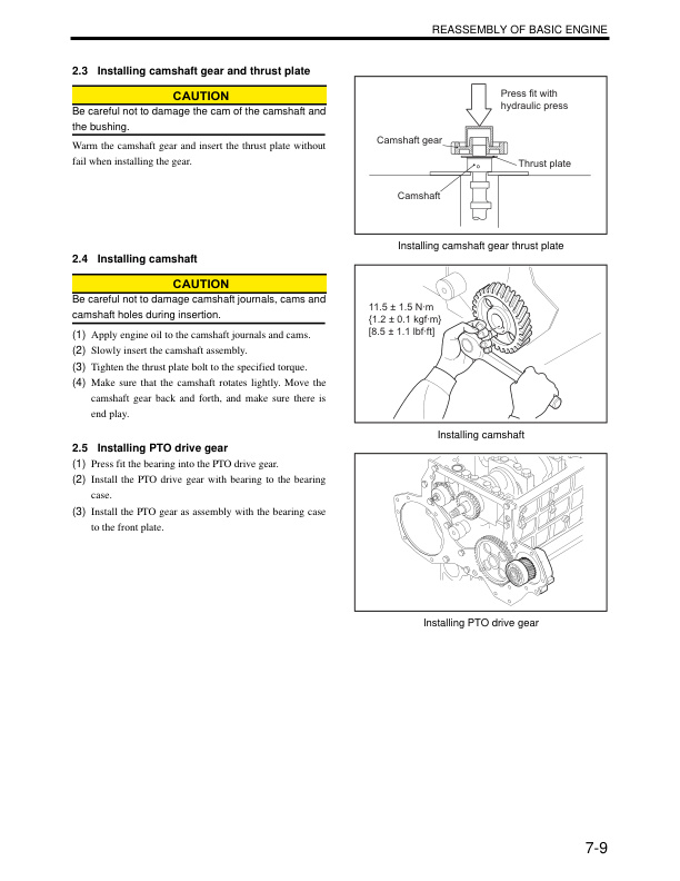 Alternative view of Caterpillar S4S Diesel Engine Service Manual 99729-87120