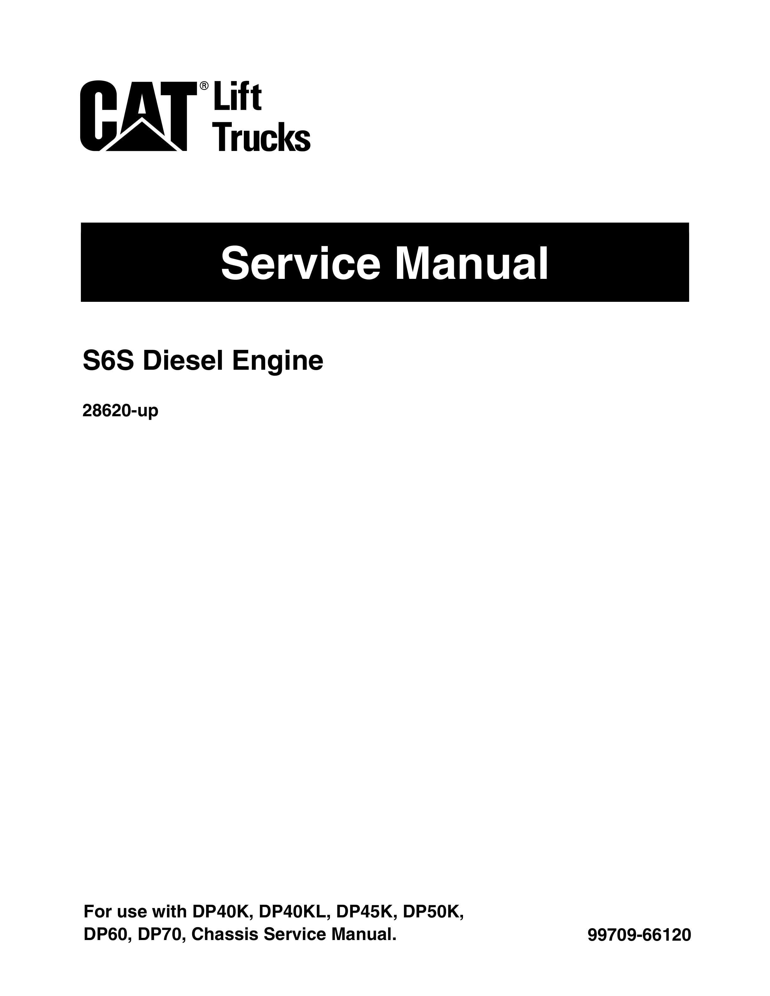 Caterpillar S6S Diesel Engine Service Manual 99709-66120