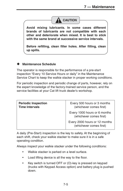 Caterpillar SS3000, SS3500 Operation and Maintenance Manual SEBU6652 3 Caterpillar SS3000, SS3500 Operation and Maintenance Manual SEBU6652-3