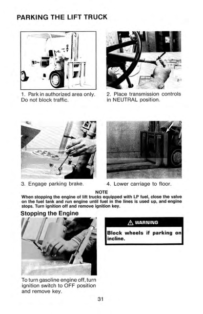 Caterpillar T165 to T400 Lift Trucks Operator Guide SEBU5466 5 Caterpillar T165 to T400 Lift Trucks Operator Guide SEBU5466-5