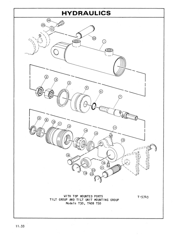 Caterpillar T30, T40, T50, T60 Parts Manual UEC0123S-3