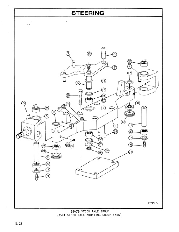 Caterpillar T30B, T35B, T40B, T45B Lift Trucks Parts Manual SEBN2532 2 Caterpillar T30B, T35B, T40B, T45B Lift Trucks Parts Manual SEBN2532-2