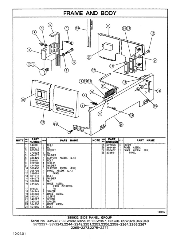 Caterpillar T30C, T35C, T40C, T45C, T50C, T55C, TC60C Lift Trucks Parts Manual SEBN2563-2