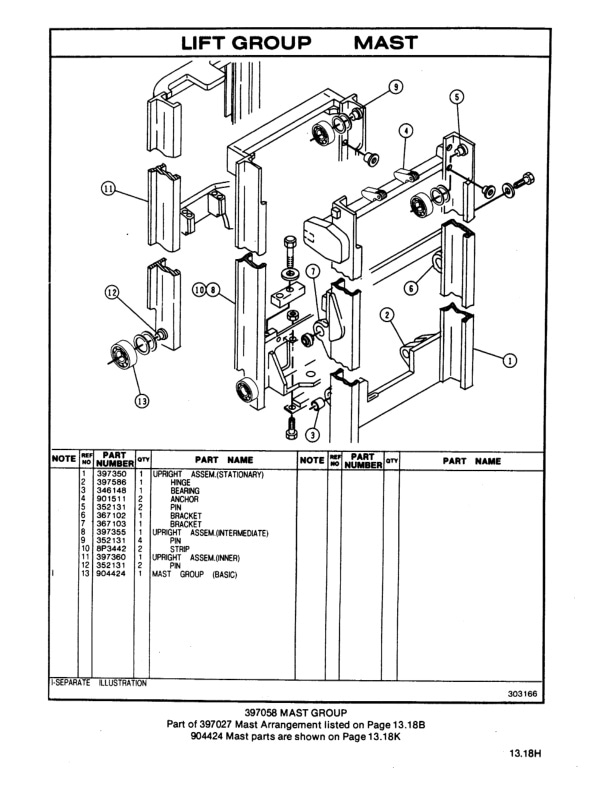 Caterpillar T30C, T35C, T40C, T45C, T50C, T55C, TC60C Lift Trucks Parts Manual SEBN2563-5