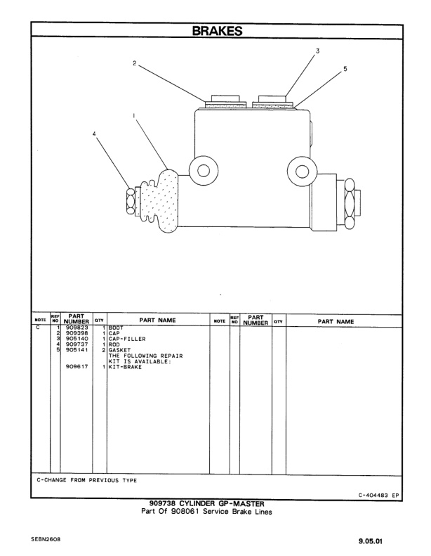 Caterpillar T40D, T50D, TC60D Lift Trucks Parts Manual SEBN2608-04 2 Caterpillar T40D, T50D, TC60D Lift Trucks Parts Manual SEBN2608-04-2