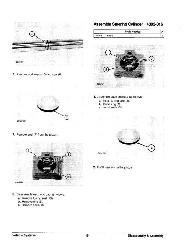 Caterpillar T40D to VC60E Lift Trucks Vehicle Systems Disassembly and Assembly SENB8304-01 3 Caterpillar T40D to VC60E Lift Trucks Vehicle Systems Disassembly and Assembly SENB8304-01-3