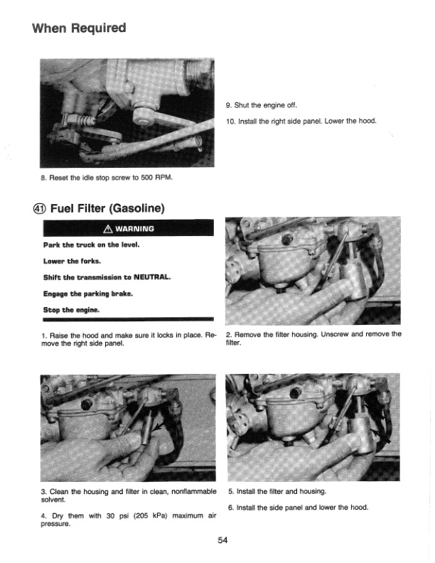 Caterpillar T60C to T120C Lift Trucks Maintenance Manual SEBU5680 4 Caterpillar T60C to T120C Lift Trucks Maintenance Manual SEBU5680 - Image 4