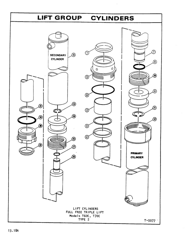 Caterpillar T60C to T120C Lift Trucks Parts Manual UEG1502S-01-4