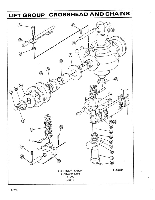 Caterpillar T60C to T120C Lift Trucks Parts Manual UEG1502S-01-5