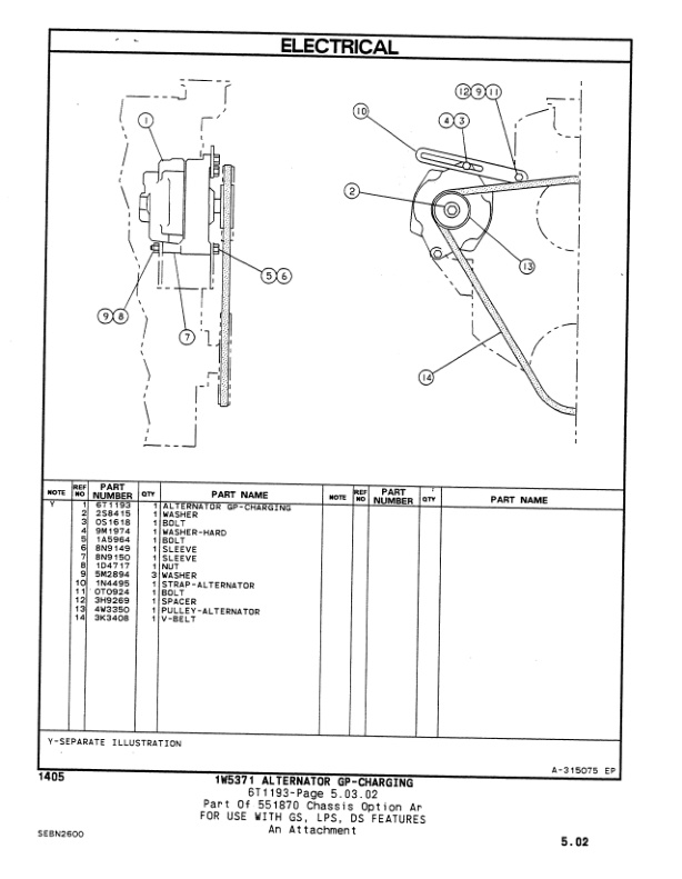 Caterpillar T60D, T70D, T80D, T90D, TC100D Lift Trucks Parts Manual SEBN2600-06-4