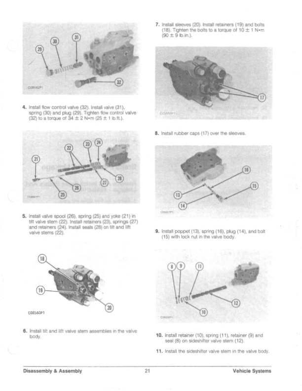 Caterpillar T60D to T150D Lift Trucks Vehicle Systems Disassembly and Assembly SENB8286 2 Caterpillar T60D to T150D Lift Trucks Vehicle Systems Disassembly and Assembly SENB8286-2