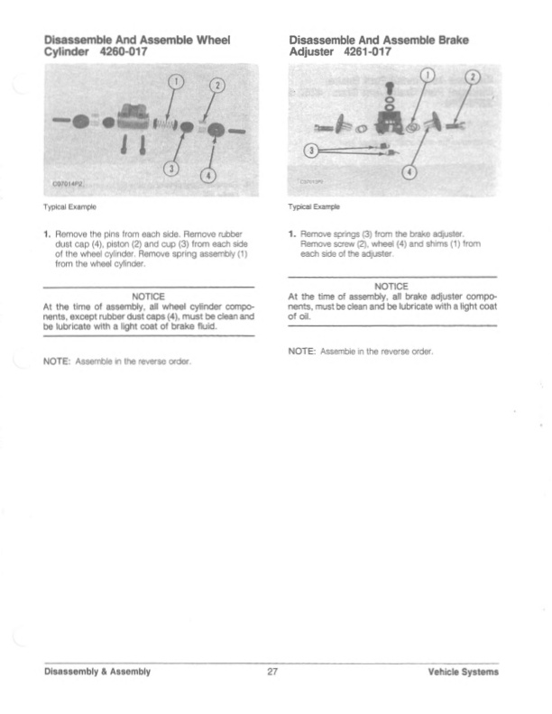 Caterpillar T60D to T150D Lift Trucks Vehicle Systems Disassembly and Assembly SENB8286 3 Caterpillar T60D to T150D Lift Trucks Vehicle Systems Disassembly and Assembly SENB8286-3