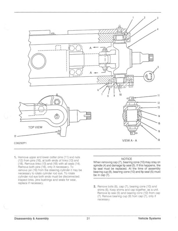 Caterpillar T60D to T150D Lift Trucks Vehicle Systems Disassembly and Assembly SENB8286 4 Caterpillar T60D to T150D Lift Trucks Vehicle Systems Disassembly and Assembly SENB8286-4