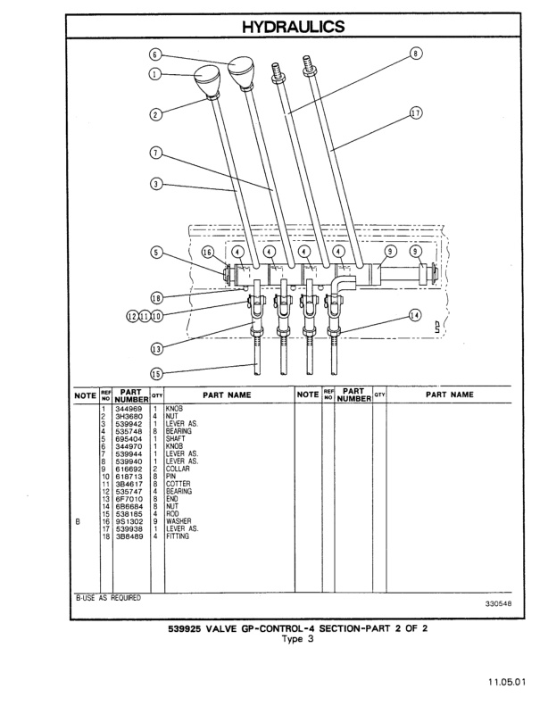 Caterpillar V110, V130, V150 Lift Truck Parts Manual HEBN2568-04-3