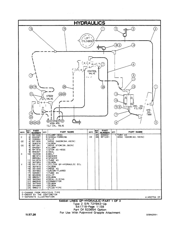 Caterpillar V250B, V300B, V330B Lift Trucks Parts Manual SEBN2591-04 2 Caterpillar V250B, V300B, V330B Lift Trucks Parts Manual SEBN2591-04-2