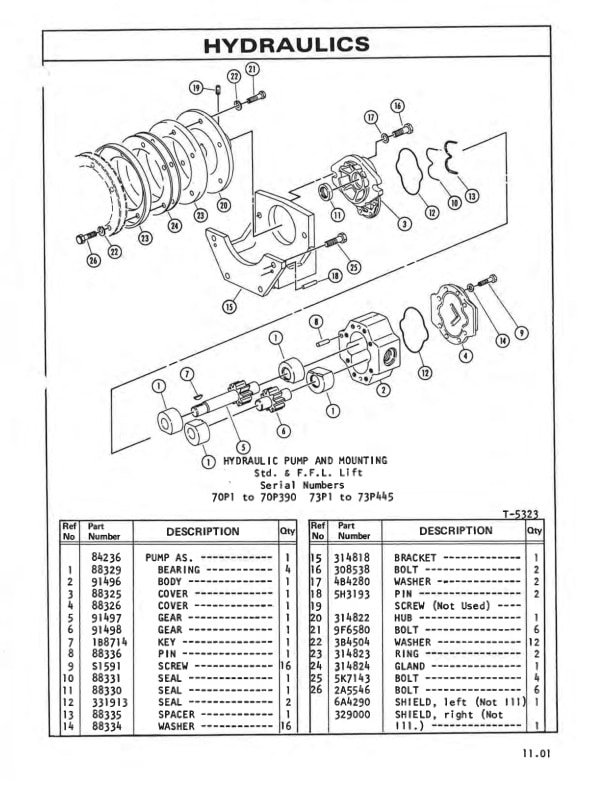 Caterpillar V30, V40, V50 Lift Trucks Parts Book UEH0159S 4 Caterpillar V30, V40, V50 Lift Trucks Parts Book UEH0159S-4