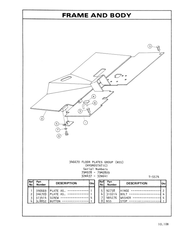 Caterpillar V30B, V35B, V40B, V45B, V50B Lift Trucks Parts Manual UEC0417S-3