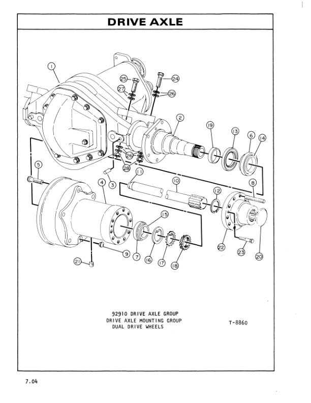 Caterpillar V30B, V40B, V50B Lift Truck Parts Book HEBN2508-2