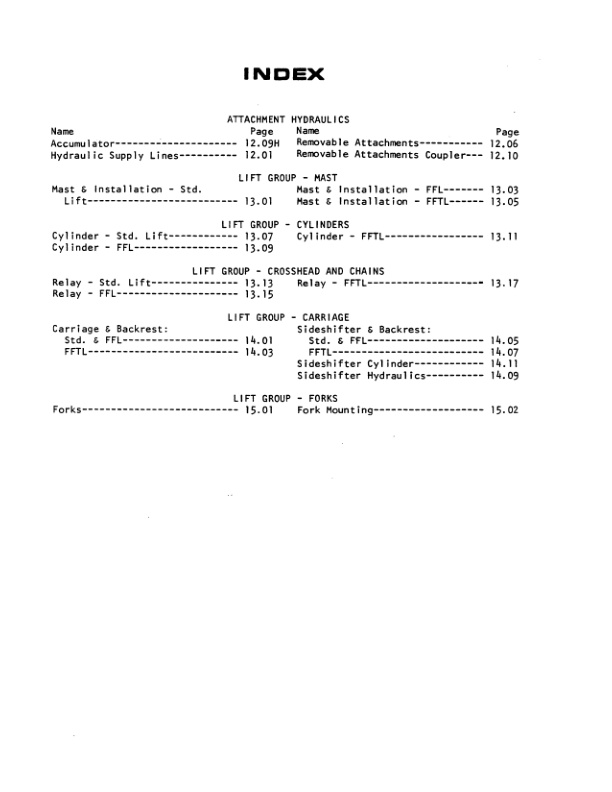 Caterpillar V30C, V35C, V40C, V45C, V50C Lift Trucks Parts Manual SEBN2554-01 2 Caterpillar V30C, V35C, V40C, V45C, V50C Lift Trucks Parts Manual SEBN2554-01-2