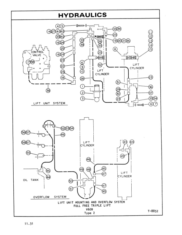 Caterpillar V41, V51, V60 Lift Trucks Parts Manual UEH0658S-3