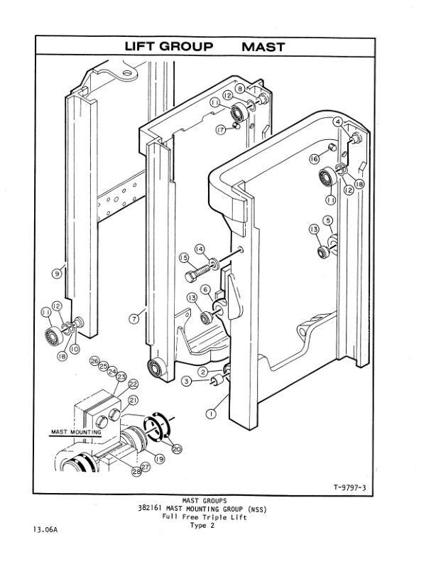 Caterpillar V41B, V51B, V60B Lift Truck Parts Book HEBN2527 4 Caterpillar V41B, V51B, V60B Lift Truck Parts Book HEBN2527-4