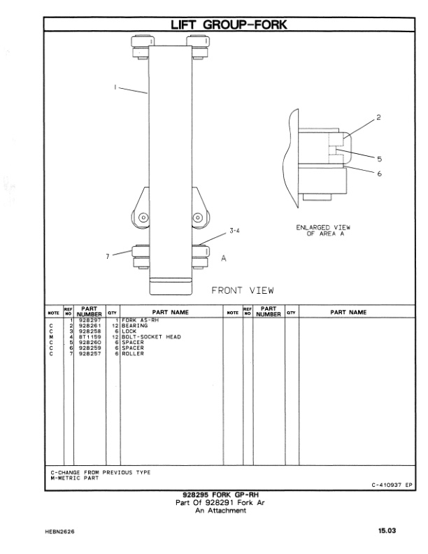 Caterpillar V550, V620 Lift Truck Parts Manual HEBN2626-02 5 Caterpillar V550, V620 Lift Truck Parts Manual HEBN2626-02-5