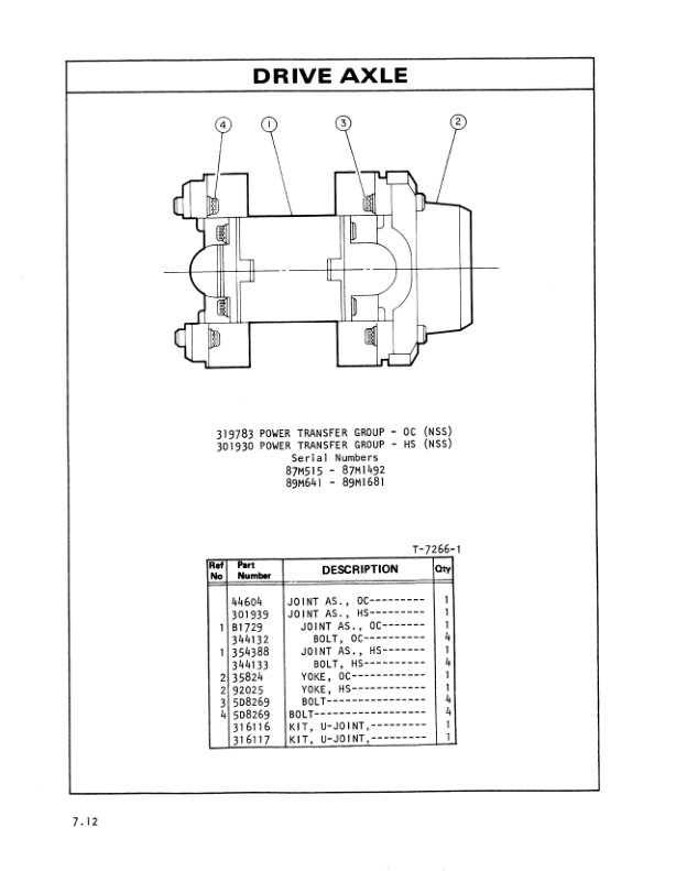 Caterpillar V55B, V60B Lift Trucks Parts Manual UEC0419S-2