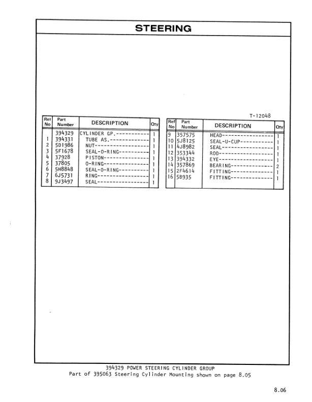 Caterpillar V55C, VC60C Lift Trucks Parts Manual SEBN2555-2