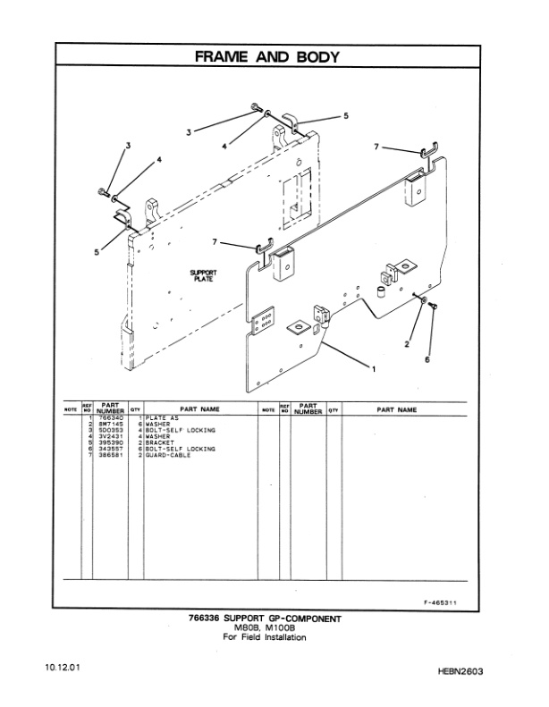 Caterpillar V60B, V70B, V80B, V100B Lift Truck Parts Manual HEBN2603-03 2 Caterpillar V60B, V70B, V80B, V100B Lift Truck Parts Manual HEBN2603-03-2