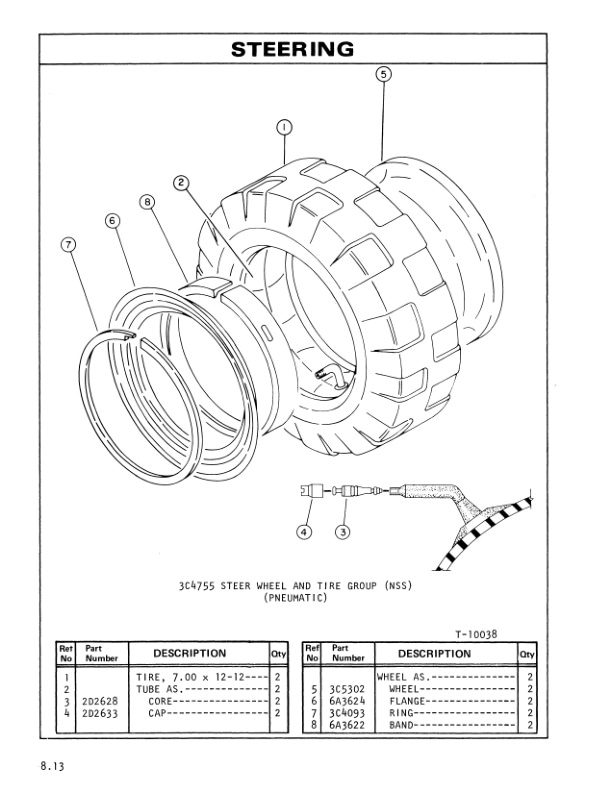 Caterpillar V60D, V70D, V80D Lift Truck Parts Manual HEBN2536 2 Caterpillar V60D, V70D, V80D Lift Truck Parts Manual HEBN2536-2