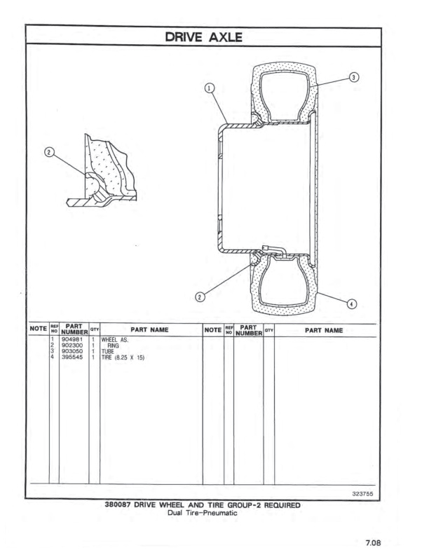 Caterpillar V60E, V70E, V80E Lift Trucks Parts Manual SEBN2577-01-2
