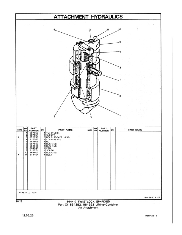 Caterpillar V700, V800 Lift Truck Parts Manual HEBN2619-03 3 Caterpillar V700, V800 Lift Truck Parts Manual HEBN2619-03-3