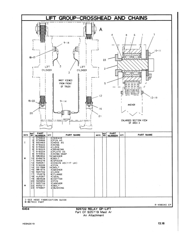 Caterpillar V700, V800 Lift Truck Parts Manual HEBN2619-03 5 Caterpillar V700, V800 Lift Truck Parts Manual HEBN2619-03-5