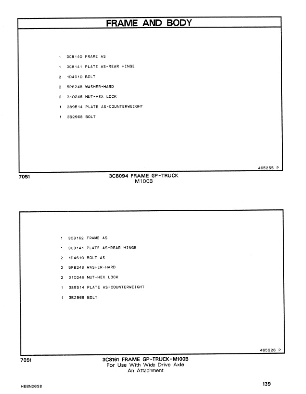Caterpillar V70B, V80B, V100B Lift Truck Parts Manual HEBN2638-01 2 Caterpillar V70B, V80B, V100B Lift Truck Parts Manual HEBN2638-01-2