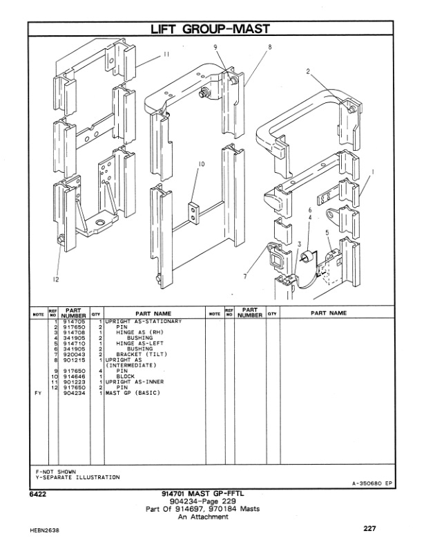 Caterpillar V70B, V80B, V100B Lift Truck Parts Manual HEBN2638-01 4 Caterpillar V70B, V80B, V100B Lift Truck Parts Manual HEBN2638-01-4