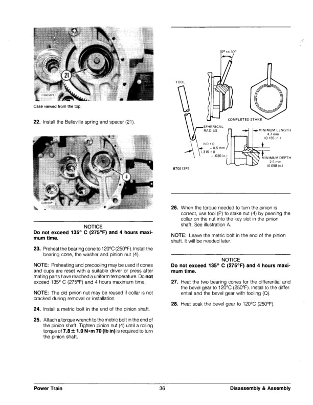 Caterpillar V70F to VC110F Lift Trucks Power Train Disassembly and Assembly SENB8444 5 Caterpillar V70F to VC110F Lift Trucks Power Train Disassembly and Assembly SENB8444-5
