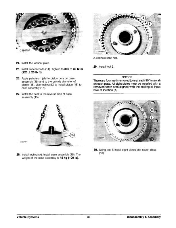 Caterpillar V70F to VC110F Lift Trucks Vehicle Systems Disassembly and Assembly SENB8446-4