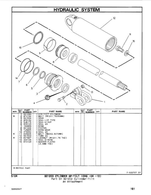 Caterpillar V70F, V80F, V90F, V100F, VC110F Lift Trucks Parts Manual SEBN2647 3 Caterpillar V70F, V80F, V90F, V100F, VC110F Lift Trucks Parts Manual SEBN2647-3