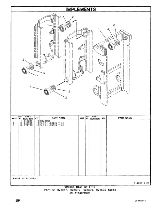Caterpillar V70F, V80F, V90F, V100F, VC110F Lift Trucks Parts Manual SEBN2647 5 Caterpillar V70F, V80F, V90F, V100F, VC110F Lift Trucks Parts Manual SEBN2647-5