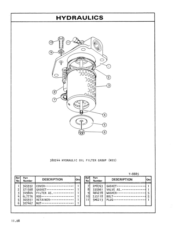 Caterpillar VC60C Lift Truck Parts Manual HMBN2559-4