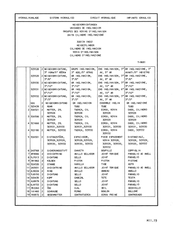Caterpillar VC60C Lift Truck Parts Manual HMBN2559-5