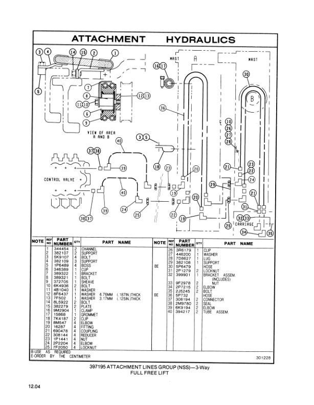 Caterpillar VC60C Lift Truck Parts Manual HMBN2571-4