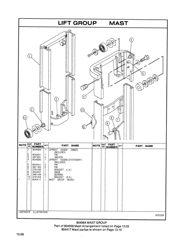 Caterpillar VC60C Lift Truck Parts Manual HMBN2571-5