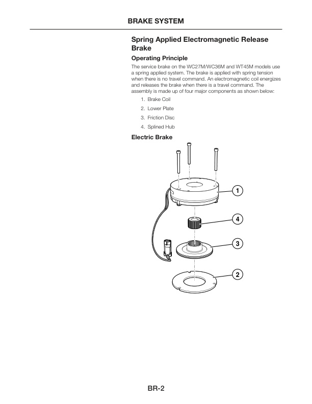 Caterpillar WC27M, WC36M, WT45M Service Manual SCFAA-AE2W4-200-4