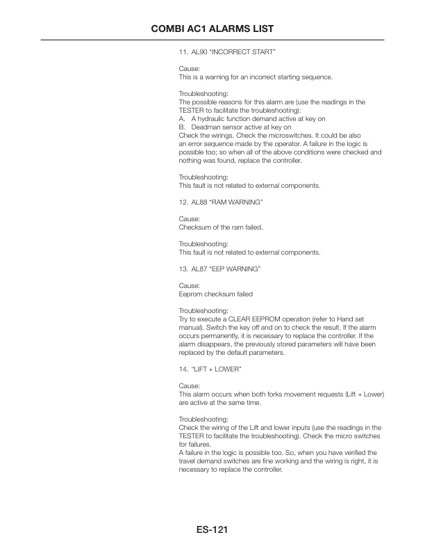 Alternative view of Caterpillar WR27M, WR36M Walkie Rider Pallet Service Manual SCFAA-A2W26-200