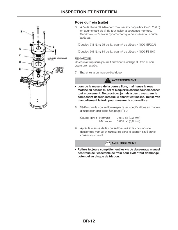 Caterpillar WR27M, WR36M Walkie Rider Pallet Service Manual SCFFA-A2W26-200 FR 4 Caterpillar WR27M, WR36M Walkie Rider Pallet Service Manual SCFFA-A2W26-200 FR - Image 4
