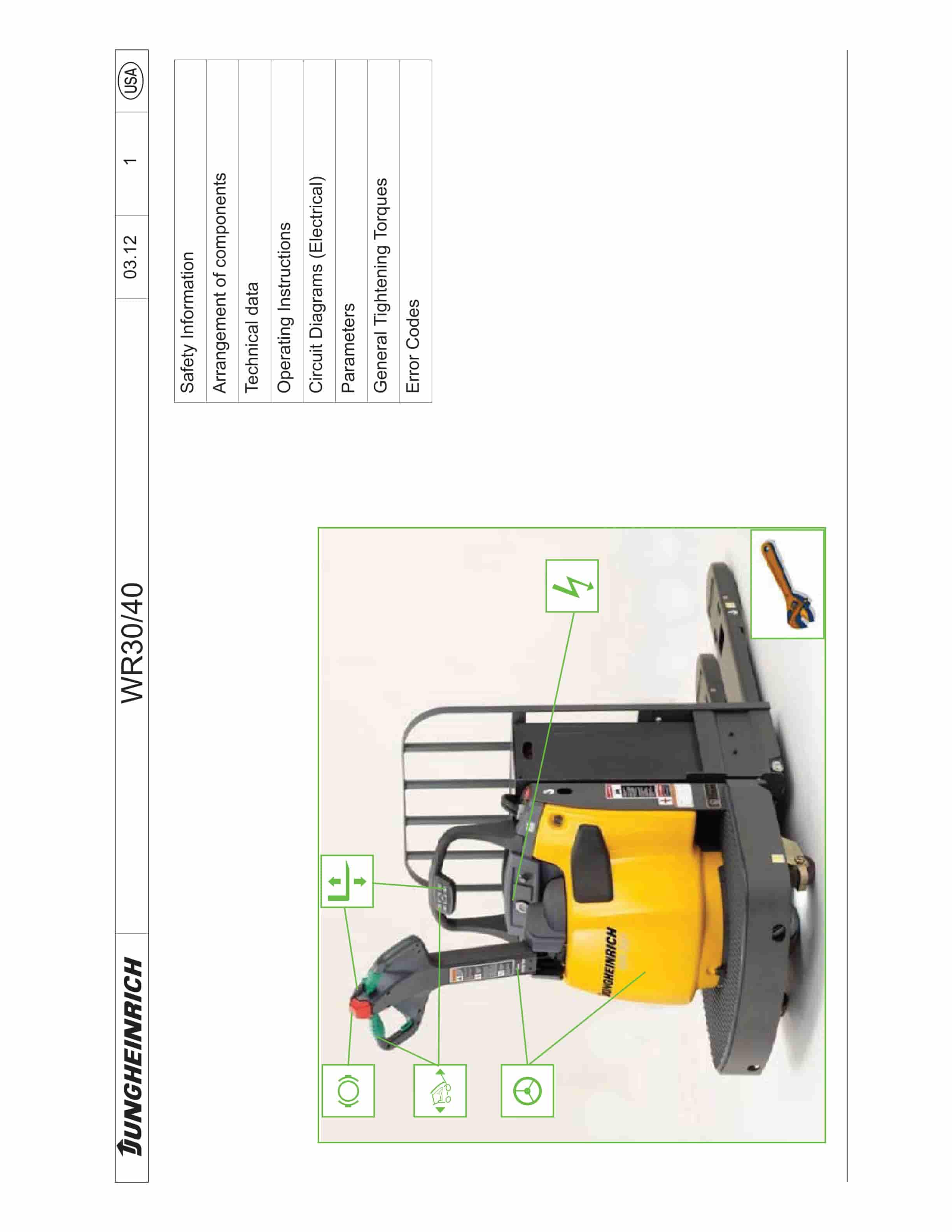 Dungheinrich WR30, WR40 Operation Manual