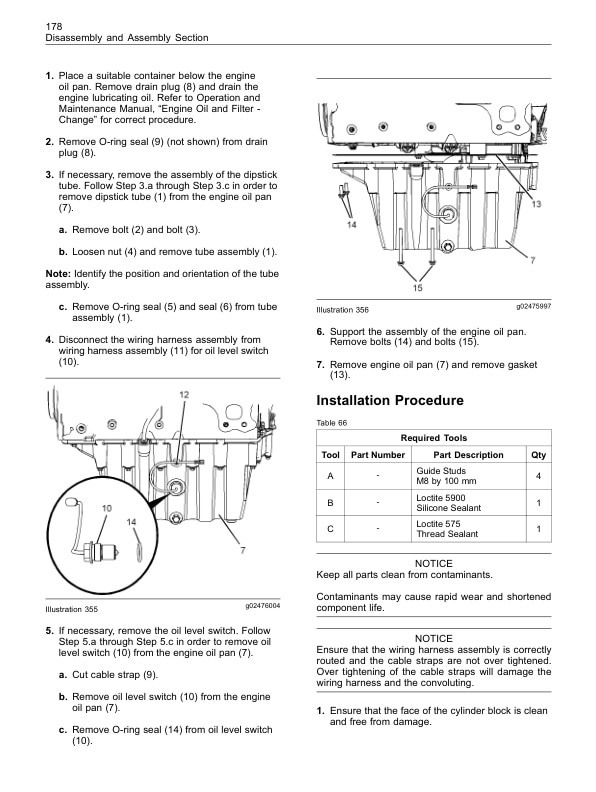 Mitsubishi 1204E Diesel Engine Disassembly and Assembly Service Manual 99799-56102-3