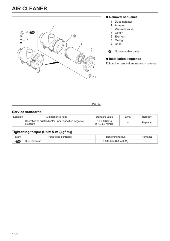 Mitsubishi 6M60-TL Diesel Engine Service Manual 99709-51100-4