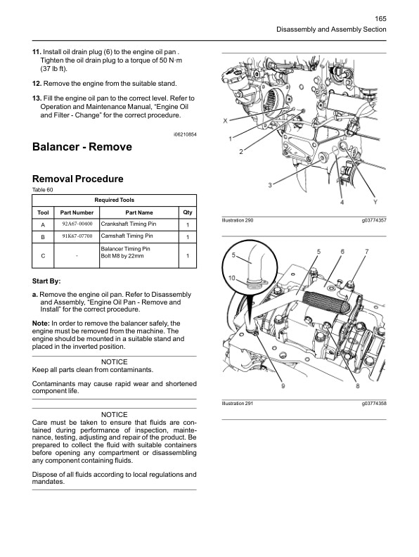 Mitsubishi 854F Diesel Engine Disassembly and Assembly Service Manual 99709-73102-4